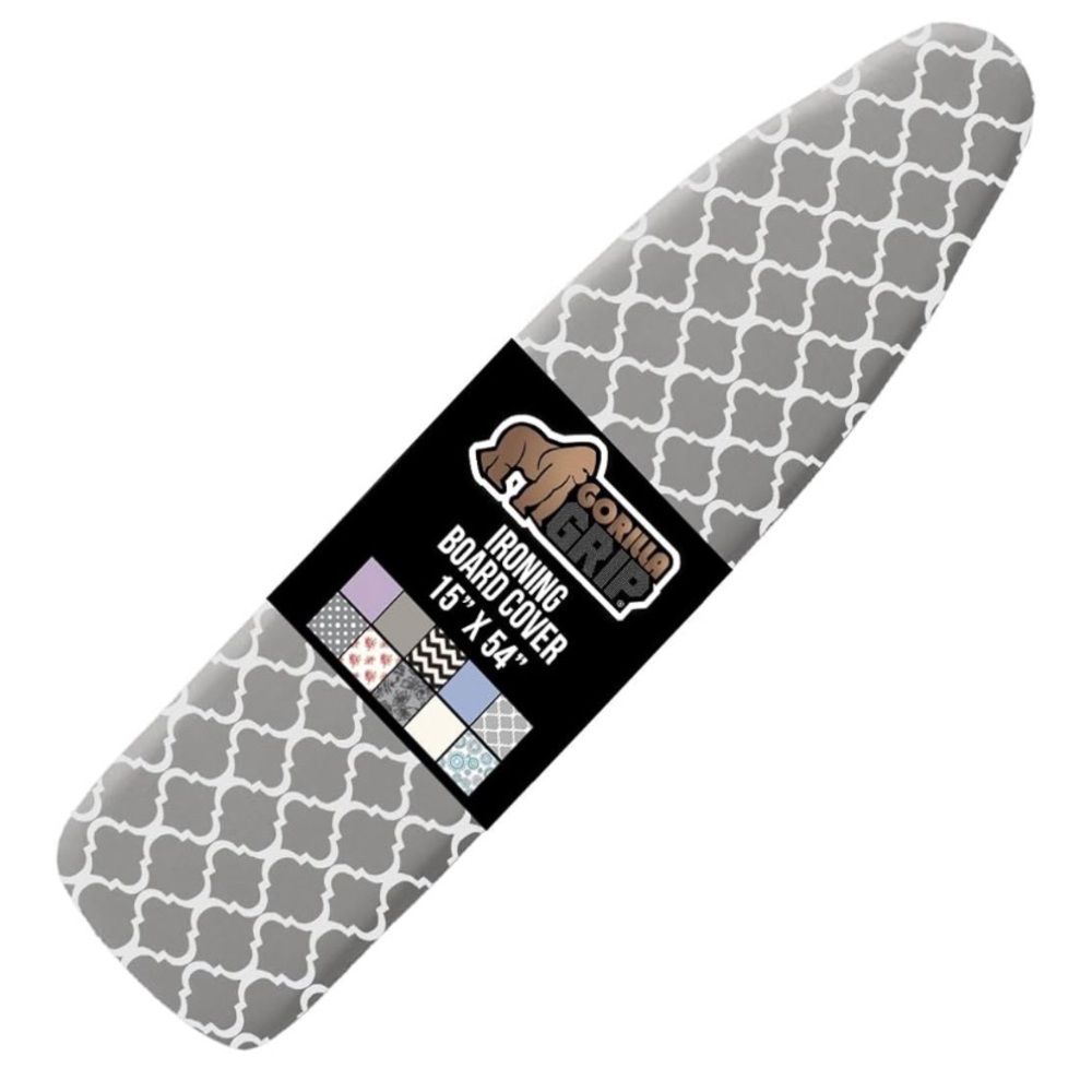 Gray Geometric Ironing Board Cover